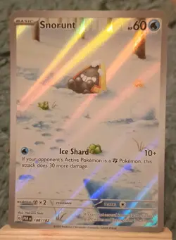 Pokemon TCG Snorunt 188/182 Illustration Rare SV04: Paradox Rift Near Mint - Image 1