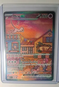 Mew ex SVP 053 Pokemon TCG Scarlet Violet 151 Black Star Promo Full Art - Image 1