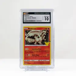 Pokemon Reshiram Holo #002 Celebrations 2021 - CGC 10 Gem Mint - Image 2