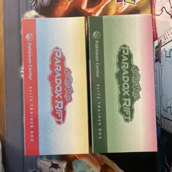 Paradox Rift Pokemon Center Elite Trainer Box ETB Set Of 2 Sealed - Image 5