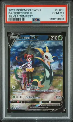 2022 Pokemon Serperior V - Silver Tempest - TG13/TG30 - PSA 10 Gem MT - Image 3