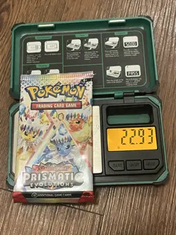 22.93g🔥 HEAVY 🔥 Pokemon Prismatic Booster Pack! FACTORY SEALED!!!✅ #7 - Image 1
