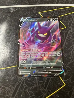 Crobat V 044/072 Holo Ultra Rare Pokemon 2021 Shining Fates - Image 1