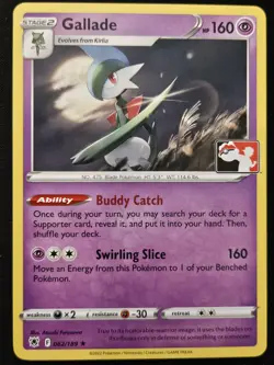 Gallade 062/189 Play! Prize Pack Series 3 Promo Pokemon TradingCardGame 2022 NM - Image 1