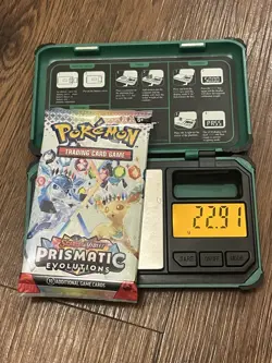 22.91g🔥 HEAVY 🔥 Pokemon Prismatic Booster Pack! FACTORY SEALED!!!✅ #7 - Image 1