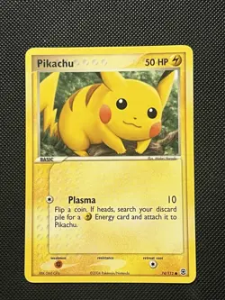 Pokemon Ex Fire Red Leaf Green - Pikachu - 74/112 - Non Holo Common - NM - Image 2