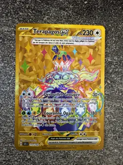 TERAPAGOS EX GOLD - POKEMON 173/142 EV7 SCR COURONNE STELLAIRE NEUF FR - Image 1