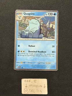 Pokemon Surging Sparks - Quaqsire - SVP 156 - COSMOS HOLO PROMO - M/NM - Image 1