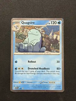 Pokemon Surging Sparks - Quaqsire - SVP 156 - COSMOS HOLO PROMO - M/NM - Image 2