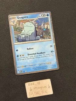 Pokemon Surging Sparks - Quaqsire - SVP 156 - COSMOS HOLO PROMO - M/NM - Image 3