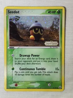 Played Seedot - Reverse Holo 61 Legend Maker Pokemon TCG - Image 1