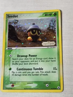 Played Seedot - Reverse Holo 61 Legend Maker Pokemon TCG - Image 3