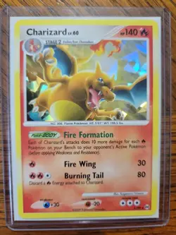 Pokemon TCG Charizard 1/99 Cracked Ice Holo Arceus LP - Image 1