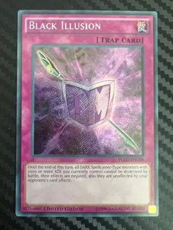 Yugioh Black Illusion YGLD-ENC00 Secret Rare Limited Edition Promo NM - Image 1