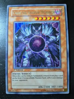 Yu-Gi-Oh! Caius the Shadow Monarch 1st Edition SDDE-EN001 NM - Image 3