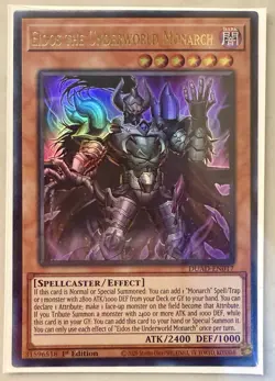 Eidos the Underworld Monarch DUAD-EN017 UR Duelist's Advance NM 1st Ed YUGIOH - Image 1
