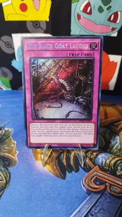 Yu-Gi-Oh TCG The Black Goat Laughs PHNI-EN078 1st Edition - Secret Rare - Image 1