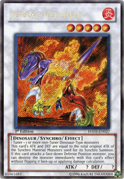 Jurrac Velphito (HA03-EN027) - Secret Rare First ed. Yu-Gi-Oh! - Image 1