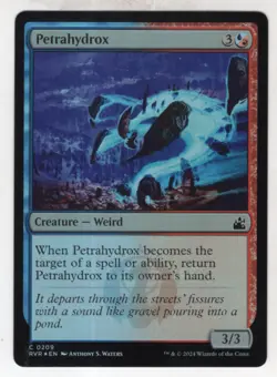 MTG Ravnica Remastered Foil Card #209 Petrahydrox - Image 1