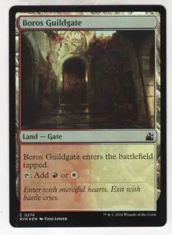MTG Ravnica Remastered Foil Card #274 Boros Guildgate - Image 1
