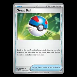 Great Ball 183/193 - Paldea Evolved Pokemon Card - Image 1