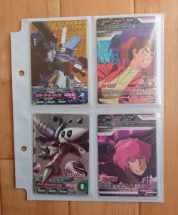 Gundam Triage Mobile Suit ZZ Gundam SSR Rare Card included 5-piece set - Image 1