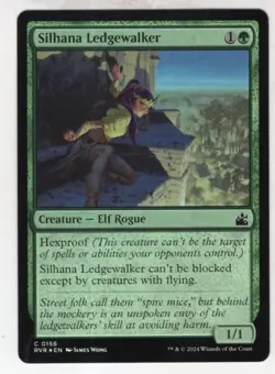 MTG Ravnica Remastered Foil Card #156 Silhana Ledgewalker - Image 1