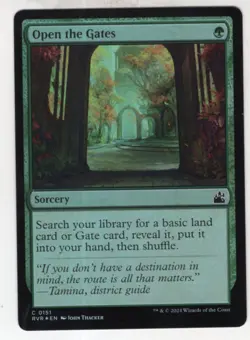 MTG Ravnica Remastered Foil Card #151 Open the Gates - Image 1
