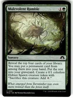 Magic: The Gathering Sorcery Malevolent Rumble MTG NM Common Regular - Image 1