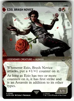 Ezio, Brash Novice (Showcase) Universes Beyond: Assassin's Creed Foil MTG - Image 1
