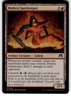 Molten Gatekeeper Modern Horizons 3 Foil MTG - Image 1