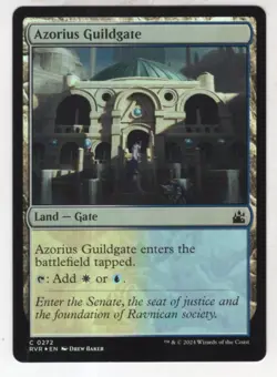 MTG Ravnica Remastered Foil Card #272 Azorius Guildgate - Image 1