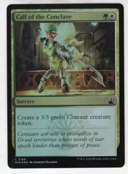 MTG Ravnica Remastered Foil Card #169 Call of the Conclave - Image 1