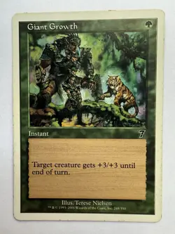 Giant Growth - 7th Edition Core Set - Magic the Gathering MTG - Image 1