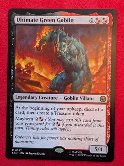 MTG Ultimate Green Goblin Marvel's Spider-Man Regular Rare - Image 1