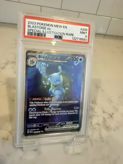 PSA 9 Blastoise EX Special Illustration Rare - 200/165 Pokemon 2023 S&V 151 - Image 3