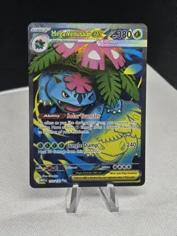2025 Pokemon Mega Evolutions MEGA VENUSAUR EX 155/132 Ultra Rare - Image 1