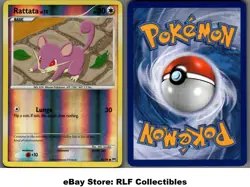 2009 Pokemon, Platinum Arceus, #73/99 Rattata, Reverse Holo Common - Image 1