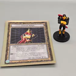 Yugioh Dungeon Dice Monsters DDM Strike Ninja ST-03 Figure & English Card 1996 - Image 1