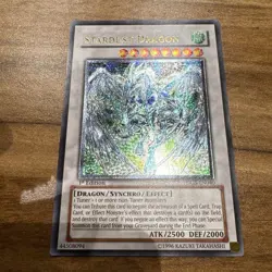 Stardust Dragon TDGS-EN040 1st Edition Ultimate Rare Holo YuGIOh Card English - Image 1
