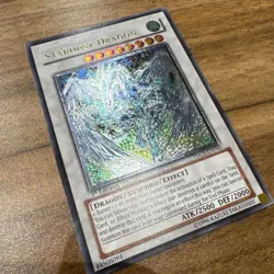 Stardust Dragon TDGS-EN040 1st Edition Ultimate Rare Holo YuGIOh Card English - Image 2