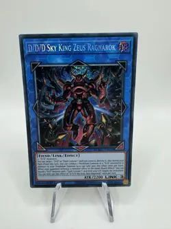 DOOD-EN049 D/D/D Sky King Zeus Ragnarok Secret Rare 1st Ed YuGiOh plus 12 others - Image 1