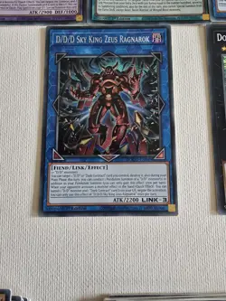DOOD-EN049 D/D/D Sky King Zeus Ragnarok Secret Rare 1st Ed YuGiOh plus 12 others - Image 3