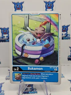 Digimon Card Game Bukamon Next Adventure BT7-002 U NM - Image 1