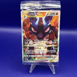 Pokemon Sealed Lucario VSTAR SWSH291 SWSH Sword Shield Promo Card Black Star New - Image 1