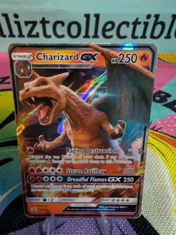 Pokemon TCG Charizard GX SM195 Detective Pikachu Promo Holo Card - Image 1