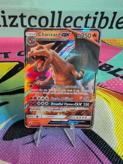 Pokemon TCG Charizard GX SM195 Detective Pikachu Promo Holo Card - Image 2