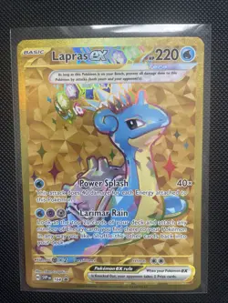 Lapras EX Black Star Promo Pokemon Card, Scarlet And Violet Promo, SVP164 - Image 1