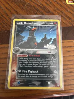 Dark Houndoom 37/109 Team Rocket Returns Stamped Reverse Holo Rare Pokemon Card - Image 2