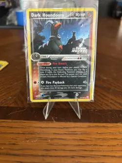 Dark Houndoom 37/109 Team Rocket Returns Stamped Reverse Holo Rare Pokemon Card - Image 3